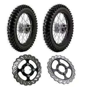 70/100-19 フロントリア 90/100-16 タイヤホイールリムローターダートバイク CRF150 140cc 200cc 70/100-19 Front Rear 90/100-16 Tire Wheel Rim Rotor Dirt bike CRF150 140cc 200cc 【並行輸入品】