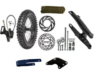 14インチ リア 90/100-14 ホイール タイヤ スイング アーム ブレーキ ピットバイク アポロ タオタオ 125cc 用 14\