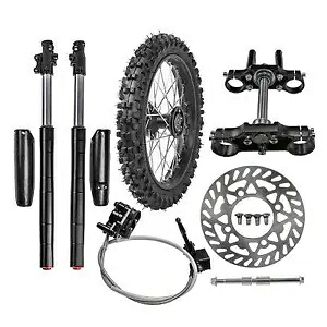フロントフォークトリプル14インチタイヤ60/100-14ホイールディスクキットピットバイクCRF50 110cc 125cc Front Forks Triple 14" Tire 60/100-14 Wheel Disc Kit Pit Bike CRF50 110cc 125cc 【並行輸入品】｜カスタムパーツ WORLD倉庫