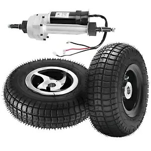 24v 350W トランスアクスル モーター キット 9x3.50-4 タイヤ ホイール電動 3 ホイール ダート E バイク 24v 350W Transaxle Motor kit 9x3.50-4 Tires Wheel Electric 3 Wheels Dirt E-Bike 【並行輸入品】
