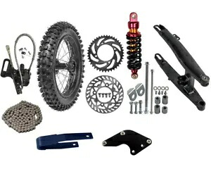 80/100-12 リアホイールショックタイヤディスクブレーキスイングアームピットバイク Taotao 110cc 125cc 80/100-12 Rear Wheel Shock Tire Disc Brake Swing Arm Pit Bike Taotao 110cc 125cc 【並行輸入品】