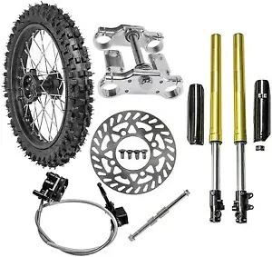 15 ミリメートル 17 インチホイールフロントフォークトリプル 70/100-17 タイヤダートバイク XR CRF50 125cc SSR 15mm 17\