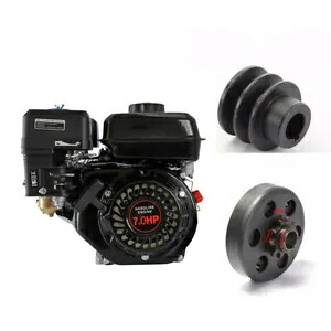 7HP 210cc 完全なエンジンモータープルスタート 4 ストローク水平シャフトゴーカート ATV 7HP 210cc Complete Engine Motor Pull Start 4 Stroke Horizontal Shaft Go kart ATV 【並行輸入品】