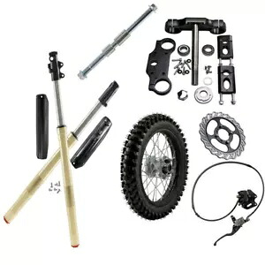 31インチ フロントフォーク トリプル タイヤ 19インチ ホイール 70/100-19 ローター ダートバイク SSR CRF150 125cc 31\