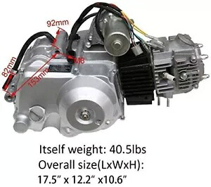 125cc 半自動エンジン モーター 3 スピード リバース TRX90 ATC70 ATV ゴーカート 4 輪車 125cc Semi Auto Engine Motor 3 Speed Reverse TRX90 ATC70 ATV Go Kart 4 Wheeler 【並行輸入品】