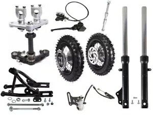 フロントフォークトリプル2.50-10 3.00-10ホイールスイングアームディスクブレーキピットバイクCRF50 XR50 Front Fork Triple 2.50-10 3.00-10 Wheel Swing Arm Disc Brake Pit Bike CRF50 XR50 【並行輸入品】|カスタムパーツ WORLD倉庫