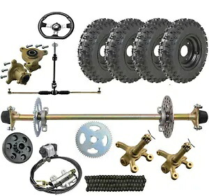 29 インチ リア アクスル キット 6 インチ ホイール フロント ステアリング ATV ゴーカート ゴルフ カート トライク バギー用 29\