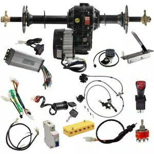 ゴーカート電動リアアクスルキット 1000 ワット差動モーターゴルフカート ATV トライク用 Go kart Electric Rear Axle Kit 1000W Differential Motor FOR Golf Cart ATV Trike 【並行輸入品】