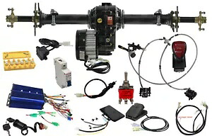 30 "40" 電気ディファレンシャル 72V1500W モーターリアアクスルキット ATV ゴーカート ゴルフカート 30" 40" Electric Differential 72V1500W Motor Rear Axle Kit ATV Go kart Golf Cart 【並行輸入品】｜カスタムパーツ WORLD倉庫