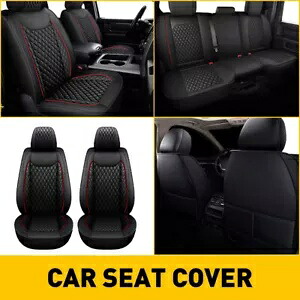 10 カーシートカバー ブラック レッド シートバックレスト付き 3 人用パッド/アームレスト パッド/ヘッド キャップ 10 Car Seat Cover Black Red W/Seat BackrestThree-Person Pad/Armrest Pad/Head Cap 【並行輸入品】