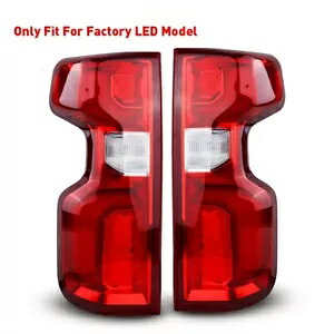 2 * レッドテールライト ブレーキランプ LED 2019-2023 シルバラード 1500 ドライバー + パッセンジャー用 2* Red Tail Lights Brake Lamps LED For 2019-2023 Silverado 1500 Driver+Passenger 【並行輸入品】|カスタムパーツ WORLD倉庫