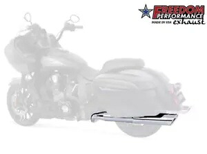 フリーダム パフォーマンス クローム 4.5 インチ ゴースト パイプ インディアン パースート チャレンジャー IN00142 Freedom Performance Chrome 4.5\
