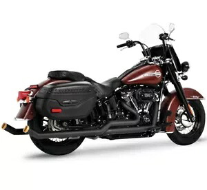 フリーダム パフォーマンス エキゾースト タックアンドアンダー アップスイープ ブラック/ゴールド HD ソフテイル HD01452 Freedom Performance Exhaust Tuck-N-Under Upsweep Black/Gold HD Softail HD01452 【並行輸入品】