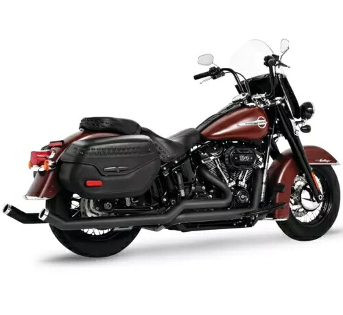 フリーダム パフォーマンス エキゾースト タックアンドアンダー アップスイープ ブラック/クローム HD ソフテイル HD00935 Freedom Performance Exhaust Tuck-N-Under Upsweep Black/Chrome HD Softail HD00935 【並行輸入品】