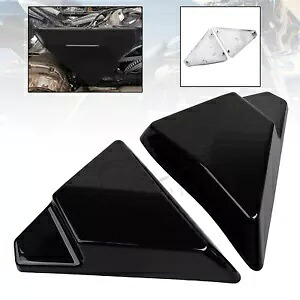 ハーレーエレクトラロードグライド FLHT FLHTCU FLTRU 用グロスブラックサイドカバーパネル Gloss Black Side Cover Panels For Harley Electra Road Glide FLHT FLHTCU FLTRU 【並行輸入品】