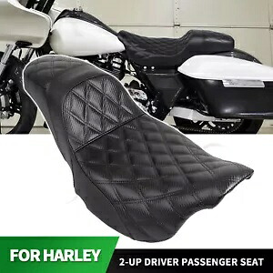 Black Diamond 2-Up 運転席 助手席 ハーレー ストリート グライド ウルトラ リミテッド用 Black Diamond 2-Up Driver Passenger Seat For Harley Street Glide Ultra Limited 【並行輸入品】