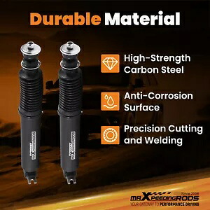 4 インチ フロント ドロップ ニトロ ショック ペア シボレー GMC C1500 1988-1998 2WD用 4inch Front Drop Nitro Shocks Pair For Chevy GMC C1500 1988-1998 2WD 【並行輸入品】