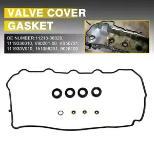 バルブカバーガスケットシール 2010-2015 トヨタ カムリ ハイブリッド 2.5L 16V DOHC 2ARFXE Valve Cover Gaskets Seals For 2010-2015 Toyota Camry Hybrid 2.5L 16V DOHC 2ARFXE 【並行輸入品】