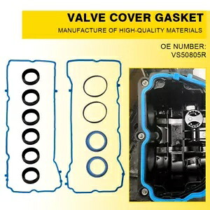 11-16 ダッジ チャレンジャー チャージャー デュランゴ グランド ジャーニー 3.6L バルブ カバー ガスケット用 For 11-16 DODGE CHALLENGER CHARGER DURANGO GRAND JOURNEY 3.6L Valve Cover Gasket 【並行輸入品】