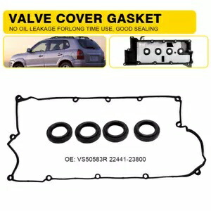 VS50583R バルブカバーガスケット 2003-2012 ヒュンダイエラントラ 2.0L L4 1975cc AUXITO VS50583R Valve Cover Gaskets For 2003-2012 Hyundai Elantra 2.0L L4 1975cc AUXITO 【並行輸入品】