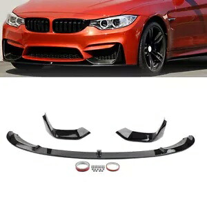 フロントバンパーリップスポイラーセット BMW F80 M3 F82 F83 M4 2015-2020 Golss ブラック US Front Bumper Lip Spoiler Set For BMW F80 M3 F82 F83 M4 2015-2020 Golss Black US 【並行輸入品】