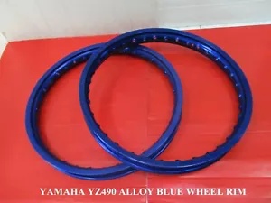 ヤマハ YZ490 F&R アロイ ブルー ホイール リム セット 2 個に適合します。 // 品質 [mi3540] Fit Yamaha YZ490 F&R alloy Blue WHEEL RIM SET 2pcs. // Quality [mi3540] 【並行輸入品】 55,055円