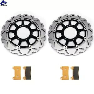 2 フロントブレーキディスクローターパッドホンダ CBR 1000 RR CBR1000RR 2006 2007 06 07 2 Front Brake Discs Rotors Pads for Honda CBR 1000 RR CBR1000RR 2006 2007 06 07 【並行輸入品】