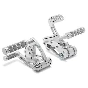 ポリッシュシルバービレット フォワードコントロール フットペグ 1984-1999 ソフテイル FLSTN リジッド POLISHED SILVER BILLET FORWARD CONTROLS FOOT PEGS 1984-1999 SOFTAIL FLSTN RIGID 【並行輸入品】