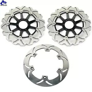 フロントリアブレーキディスクローターホンダヴァルキリー 1500 GL1500 GL 1500 1997-2003 Front Rear Brake Discs Rotors For Honda Valkyrie 1500 GL1500 GL 1500 1997-2003 【並行輸入品】
