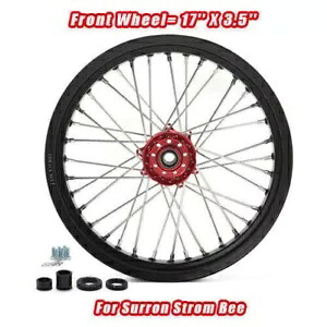 17x3.5 スポークフロントホイールリムハブ Sur-Ron Storm Bee 電動オフロードバイク用 17x3.5 Spoke Front Wheel Rim Hub for Sur-Ron Storm Bee Electric Off-Road Bike 【並行輸入品】