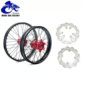 ホンダ 21/18 ホイールブレーキローターセット CRF250R CRF450R 15-24 CRF450RX 2017 2018 For Honda 21/18 Wheels Brake Rotors Set CRF250R CRF450R 15-24 CRF450RX 2017 2018 【並行輸入品】