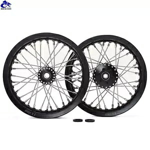 12x2.15 スーパーモトスポークフロントリアホイールリムハブ LBX Sur Ron Light Bee X 用 12x2.15 Supermoto Spoked Front Rear Wheels Rims Hubs For LBX Sur Ron Light Bee X 【並行輸入品】