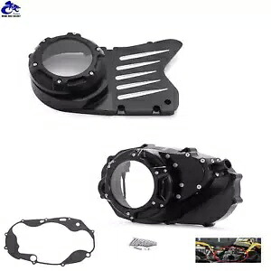 CNC ビレットロックアップクラッチカバーステーターカバーガスケットヤマハバンシー 350 87-06 CNC Billet Lock up Clutch Cover Stator Cover Gasket For Yamaha Banshee 350 87-06 【並行輸入品】