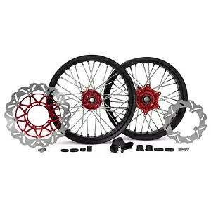 ホンダ 17x3.5/4.25 スーパーモトホイールリムハブローターセット CRF250R CRF450R 15-18 For Honda 17x3.5/4.25 Supermoto Wheels Rims Hubs Rotor Set CRF250R CRF450R 15-18 【並行輸入品】｜カスタムパーツ WORLD倉庫