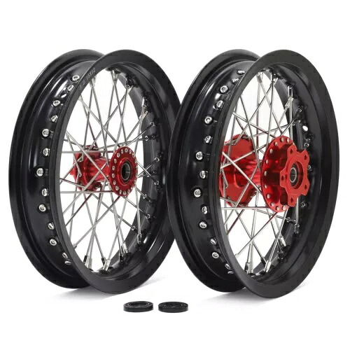 TARAZON タラリアスティングスーパーモト用 12x2.15 スポークフロントリアホイールリムハブ TARAZON For Talaria Sting Supermoto 12x2.15 Spoked Front Rear Wheels Rims Hubs 【並行輸入品】
