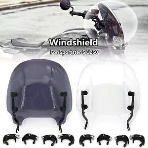 スポーツスター S 1250 RH1250S フェアリングクイックリリースコンパクトフロントガラスフロントガラス For Sportster S 1250 RH1250S Fairing Quick-Release Compact Windscreen Windshield 【並行輸入品】｜カスタムパーツ WORLD倉庫