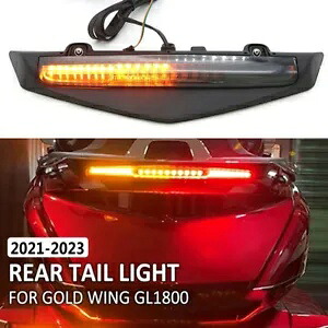 ホンダゴールドウィング GL1800 2021-23 トランク荷物ラック LED シーケンシャルブレーキライト For Honda Gold Wing GL1800 2021-23 Trunk Luggage Rack LED Sequential Brake Light 【並行輸入品】