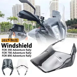 390 790 890 ADV ラリー 2017-2021 オートバイフロントガラスフロントガラスバイザー Viser FOR 390 790 890 ADV Rally 2017-2021 Motorcycle Windshield Windscreen Visor Viser 【並行輸入品】
