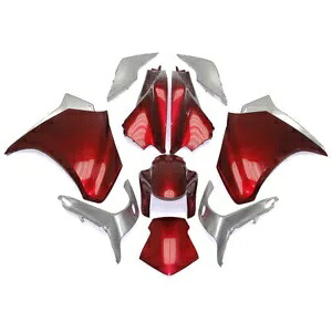 レッドシルバーフェアリンキットホンダ VFR1200 2010 2011 2012 2013 射出ボディワーク Red Silver Fairins Kit For Honda VFR1200 2010 2011 2012 2013 Injection Bodywork 【並行輸入品】｜カスタムパーツ WORLD倉庫