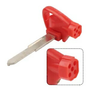 右イグニッションキーブランクノーカットブレードレッドレッドヤマハバイクスクーター用 Right Ignition Key Blank Uncut Blade Red Red For Yamaha Motorbike Scooter 【並行輸入品】