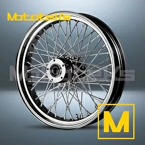 16X3.5 60 スポーク ホイール ステンレス ハーレー ツーリング バガー用 フロント ホイールのみ (TR) 16X3.5 60 SPOKE WHEEL STAINLESS FOR HARLEY TOURING BAGGER FRONT WHEEL ONLY (TR) 【並行輸入品】