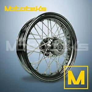 18X4.25 40 スポーク ホイール ステンレス ハーレー ツーリング バガー リアホイールのみ (TR) 18X4.25 40 SPOKE WHEEL STAINLESS FOR HARLEY TOURING BAGGER REAR WHEEL ONLY (TR) 【並行輸入品】