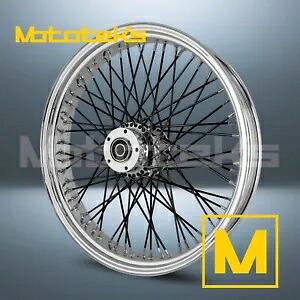 23X3.5 60 スポーク ホイール ステンレス ハーレー ツーリング バガー用 フロント ホイールのみ (TR) 23X3.5 60 SPOKE WHEEL STAINLESS FOR HARLEY TOURING BAGGER FRONT WHEEL ONLY (TR) 【並行輸入品】｜カスタムパーツ WORLD倉庫