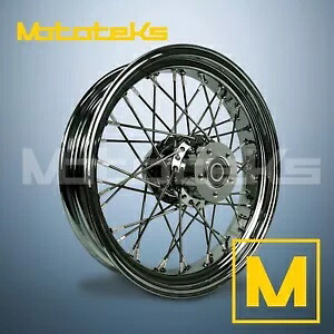 16X3.5 40 スポーク ホイール ステンレス ハーレー ツーリング バガー用 リアホイールのみ (TR) 16X3.5 40 SPOKE WHEEL STAINLESS FOR HARLEY TOURING BAGGER REAR WHEEL ONLY (TR) 【並行輸入品】｜カスタムパーツ WORLD倉庫