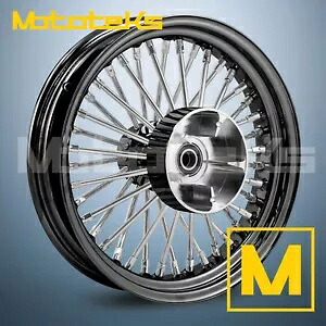 18インチ 18X5.5 ファット スポーク ホイール ハーレー ツーリング クッシュ リア用 40 ステンレス スポーク 18" 18X5.5 FAT SPOKE WHEEL 40 STAINLESS SPOKES FOR HARLEY TOURING CUSH REAR 【並行輸入品】｜カスタムパーツ WORLD倉庫