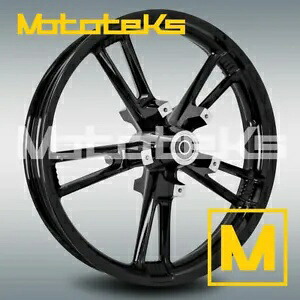 21インチ 21X3.5 エンフォーサー ホイール ブラック ハーレーツーリングバガーモデル用 フロントリム 21" 21X3.5 ENFORCER WHEEL BLACK FOR HARLEY TOURING BAGGER MODELS FRONT RIM 【並行輸入品】|カスタムパーツ WORLD倉庫