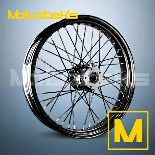 21X3.5 40 スポーク ホイール ステンレス ハーレー スポーツスター ダイナ フロント リム (TR) 21X3.5 40 SPOKE WHEEL STAINLESS FOR HARLEY SPORTSTER DYNA FRONT RIM (TR) 【並行輸入品】