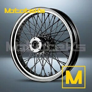 18インチ 18X8.5 60 スポーク ホイール ステンレススチール ハーレー ソフテイル リアリム (TR) 18\