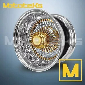 13X7 ルクソール ワイヤー ホイール 100 ストレート レブ リム 24K トリプル ゴールド シングル 1 個セット 13X7 LUXOR WIRE WHEELS 100 STRAIGHT REV RIM 24K TRIPLE GOLD SINGLE 1 PC SET 【並行輸入品】 210,100円