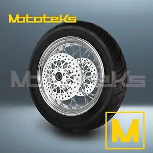 16X3.5 40 スポーク ホイール ステンレス ハーレー ツーリング バガー フロント ブラック タイヤ (TR) 16X3.5 40 SPOKE WHEEL STAINLESS FOR HARLEY TOURING BAGGER FRONT BLACK TIRE (TR) 【並行輸入品】